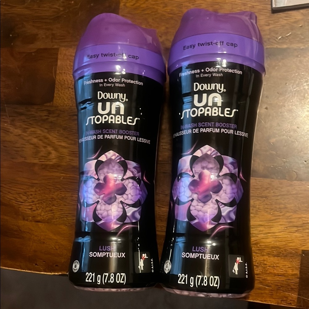 2 pack Unstopables In-Wash Scent Booster - Purple 8.6 oz each